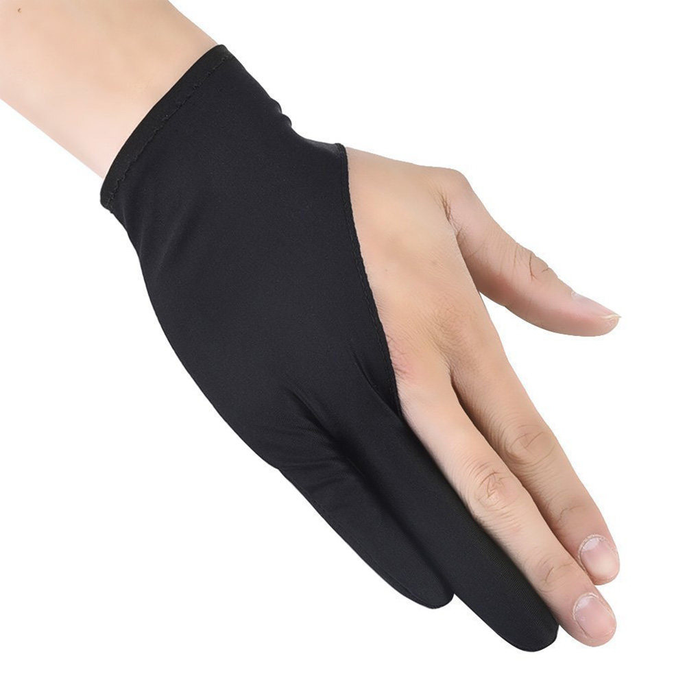 Drawing Glove Artist - ถุงมือวาดภาพสำหรับแท็บเล็ต 2 ชิ้น สำหรับมือขวา ถุงมือศิลปิน บางเฉียบ