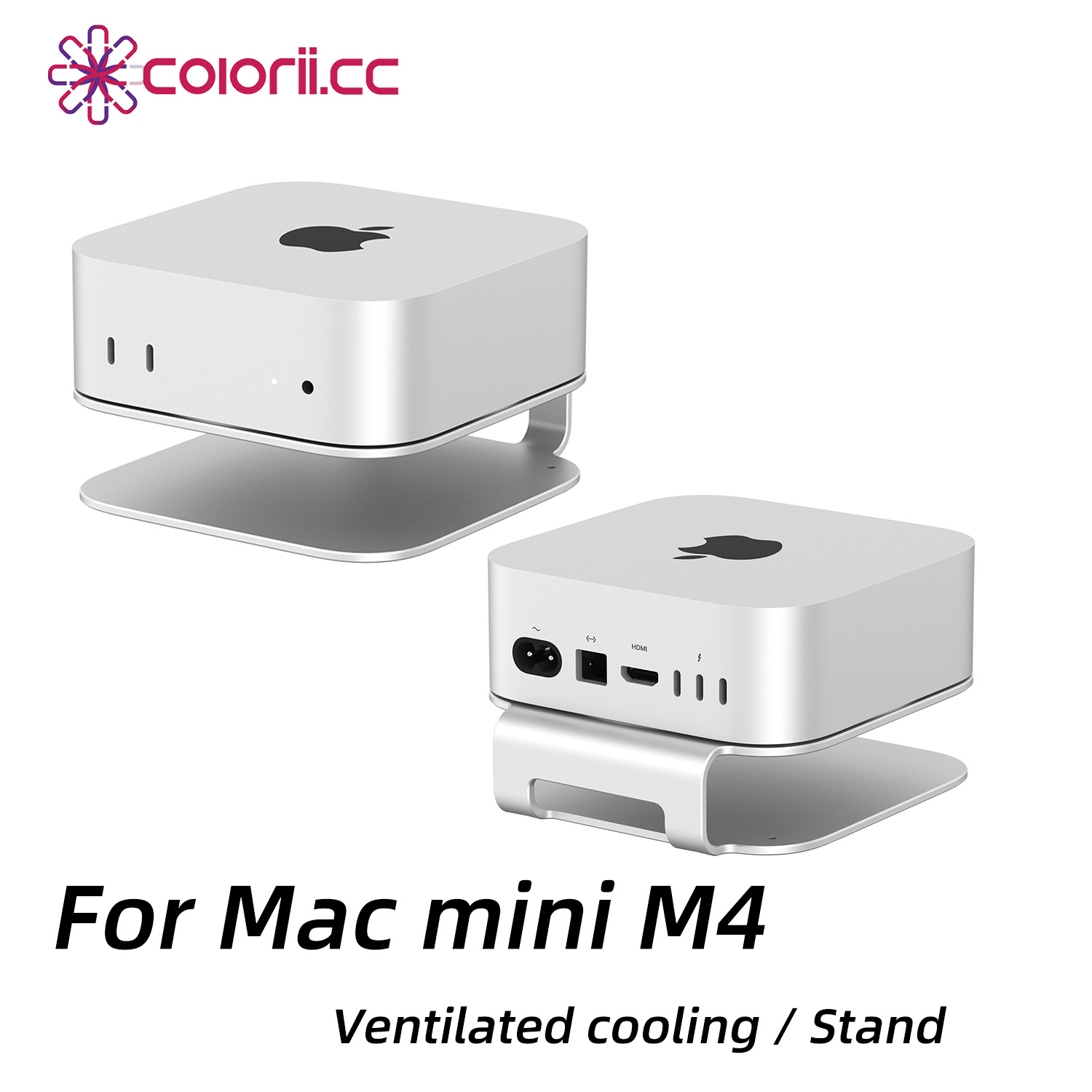 Cooling Stand Tablet - แท่นวางคอมพิวเตอร์ตั้งโต๊ะ Colorii สำหรับ Mac Mini M4/M4