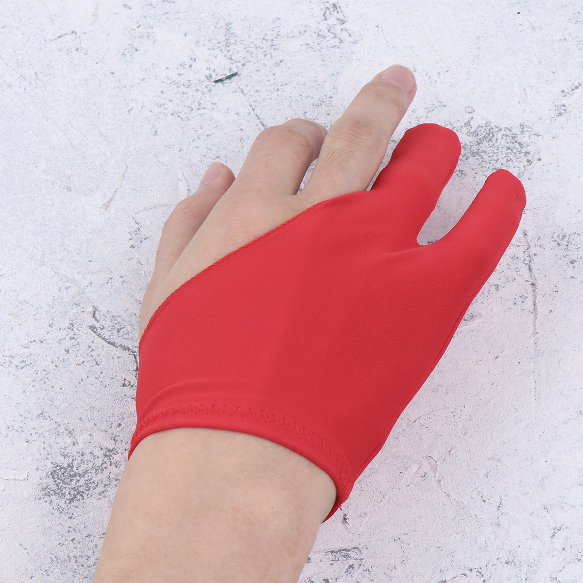 Drawing Glove Artist - ถุงมือวาดภาพสำหรับศิลปิน 2 ชิ้น แบบสองนิ้วโค้ง สำหรับวาดภาพบนแท็บเล็ต ป้องกันเหงื่อ