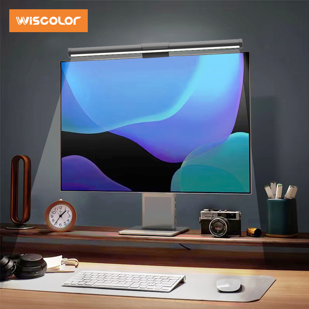 Tablet Lap Desk - Wiscolor LED หน้าจอแขวน Light Bar LCD