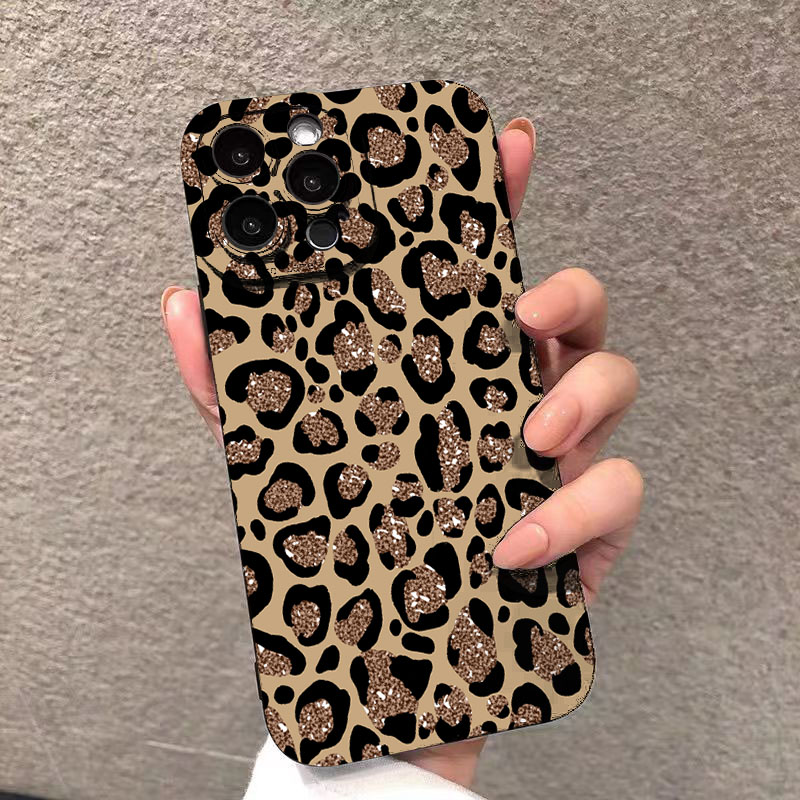 Samsung Galaxy S24 - เคสโทรศัพท์ลายเสือดาวสำหรับ Samsung Galaxy S21 S22 S23