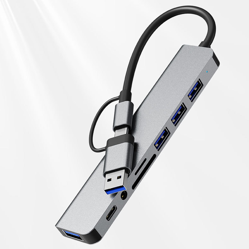 ฮับ USB TYPE-C 3.0 แบบ 8-IN-1  - Usb Hub Type C บทวิจารณ์และราคา