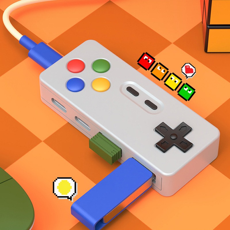 ฮับแปลงรูปแบบเกมแพด 4-in-1 สำห - Usb Hub Type C บทวิจารณ์และราคา