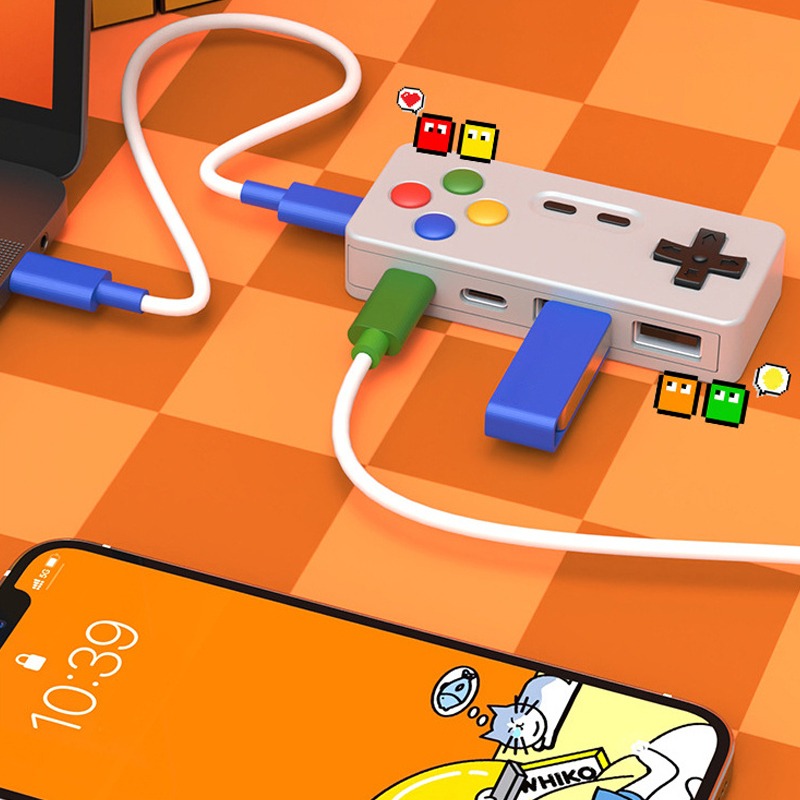 ฮับแปลงรูปแบบเกมแพด 4-in-1 สำห - Usb Hub Type C บทวิจารณ์และราคา