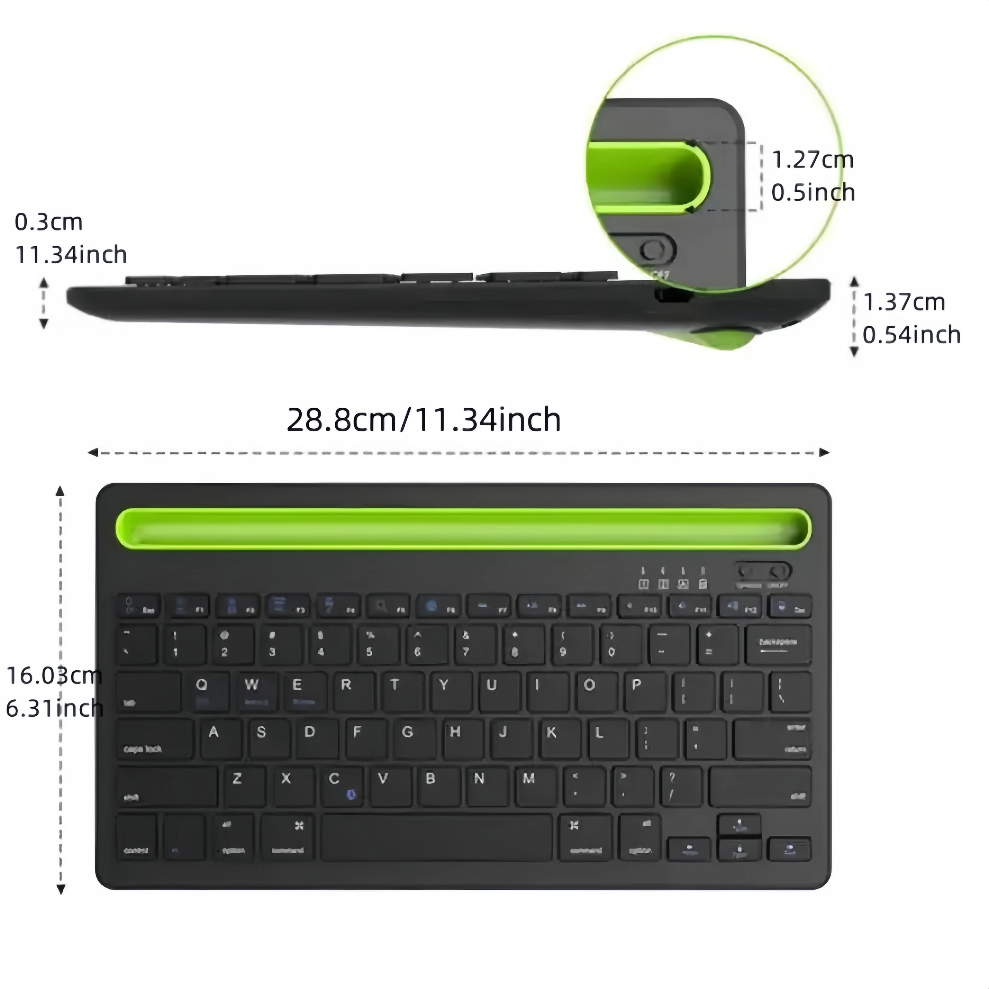 คีย์บอร์ดไร้สายบลูทูธ คีย์บอร์ - Android Tablet Gaming Accessories บทวิจารณ์และราคา