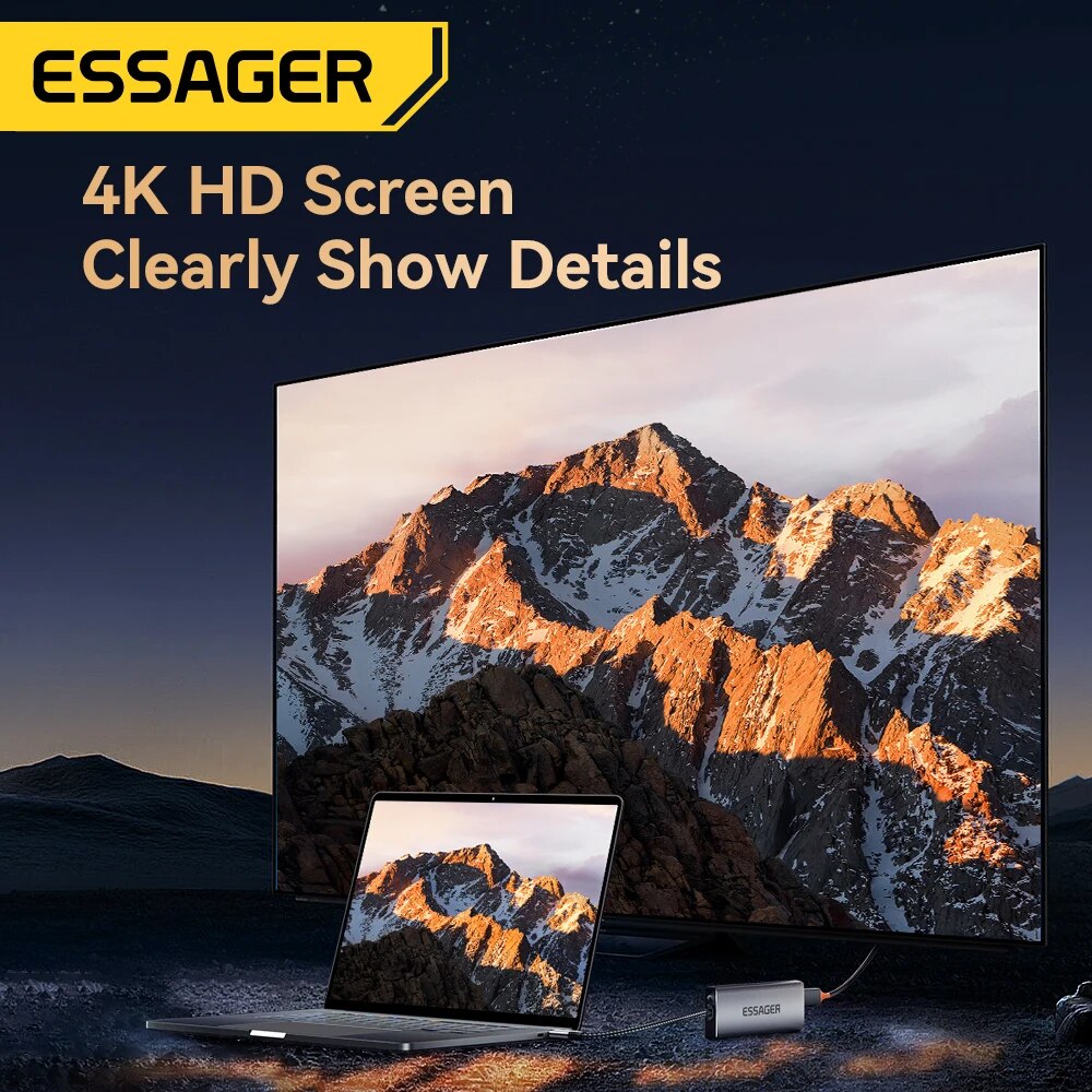 Essager ฮับ USB แบบ8-in-1พร้อม - Usb Hub Type C บทวิจารณ์และราคา