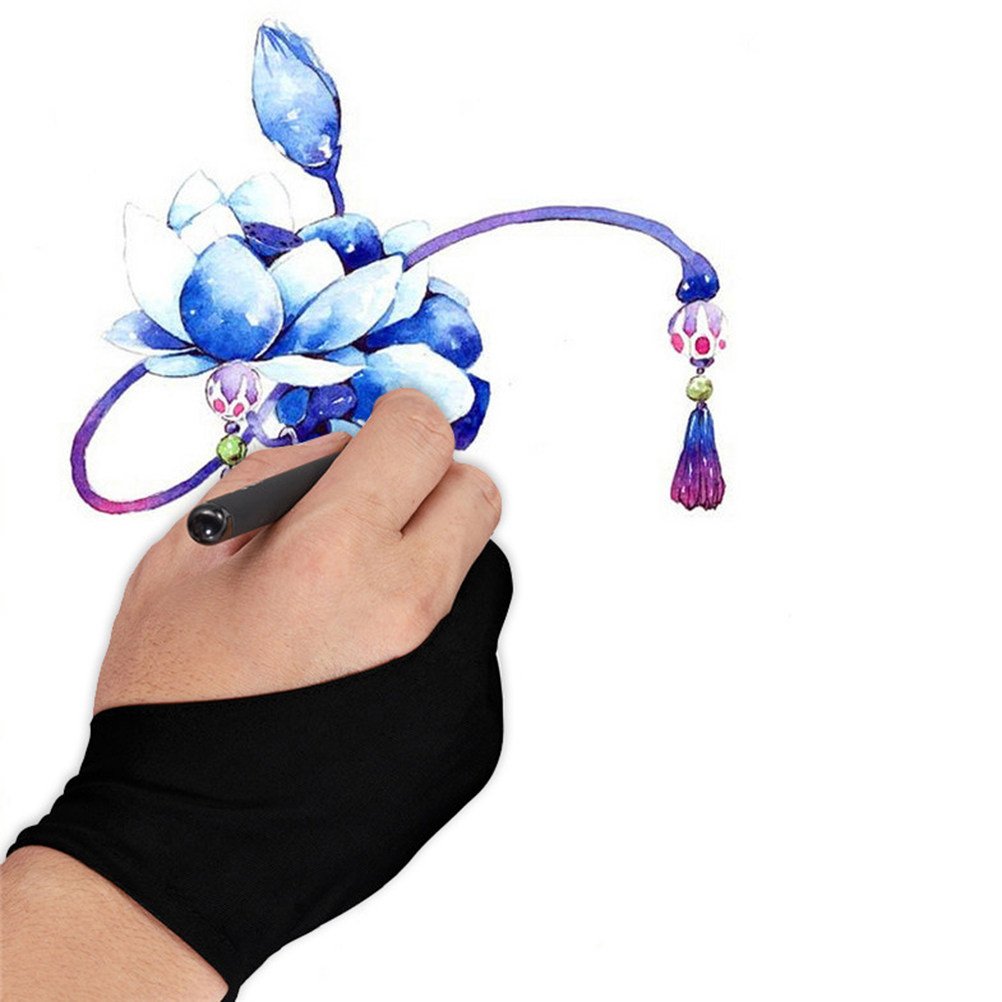ถุงมือวาดภาพสองนิ้ว 4 ชิ้น ผ้า - Drawing Glove Artist บทวิจารณ์และราคา