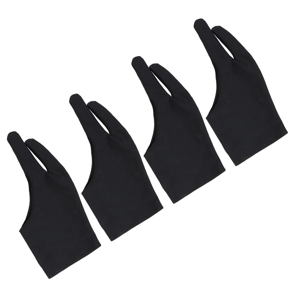 ถุงมือวาดภาพสองนิ้ว 4 ชิ้น ผ้า - Drawing Glove Artist บทวิจารณ์และราคา
