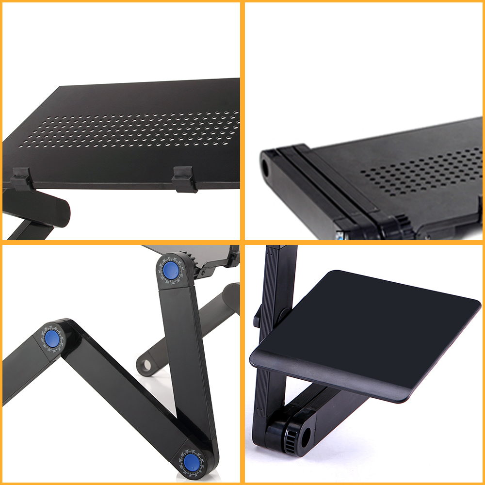 โต๊ะแล็ปท็อปแบบปรับได้ขาตั้งอล - Tablet Lap Desk บทวิจารณ์และราคา