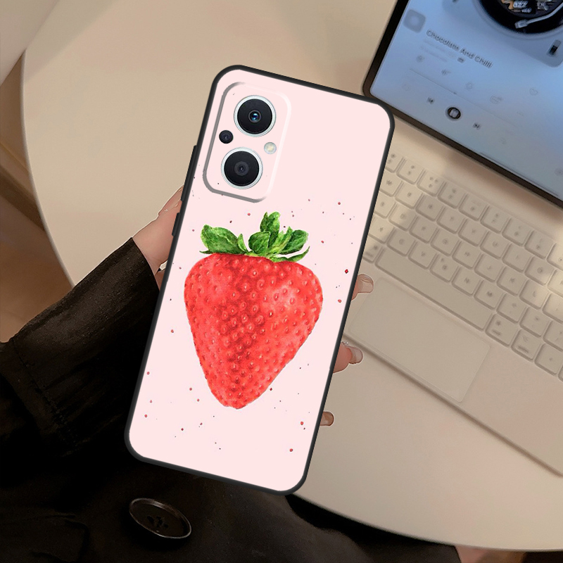 เคสสีแดงสตรอว์เบอร์รี สำหรับ O - Oppo Reno 12 บทวิจารณ์และราคา