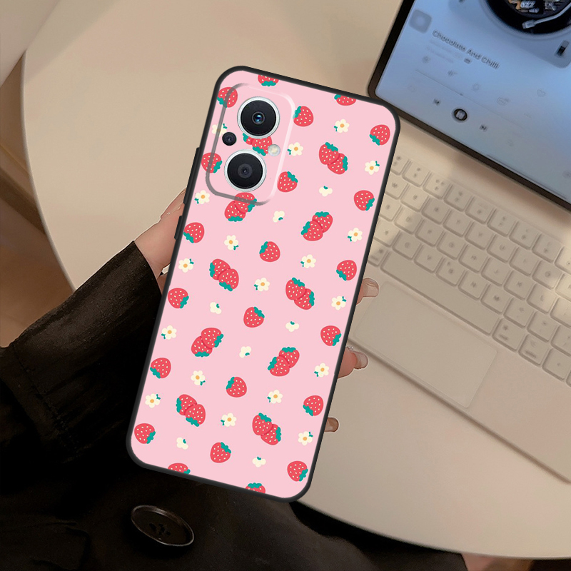 เคสสีแดงสตรอว์เบอร์รี สำหรับ O - Oppo Reno 12 บทวิจารณ์และราคา